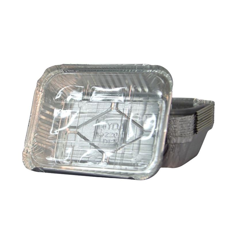 Marmita de Alumínio com Tampa Transparente 220ml Ref. AD12FS-100 Wyda (10 unidades)