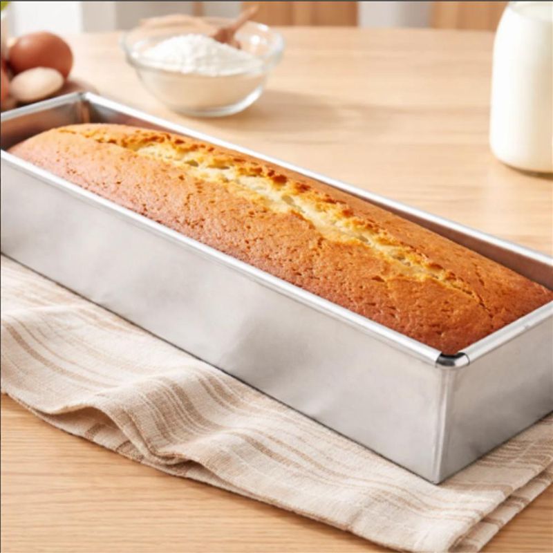 Forma de Alumínio P/ Pão de Forma Slice Log Cake 45x10x10cm Circular (01 unidade)
