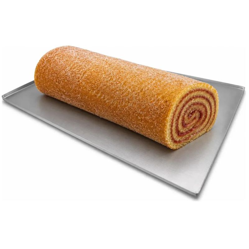 Forma de Alumínio Redonda para Bolo de Rolo (Rocambole) 16cm N. 16 Alumínio Circular (01 unidade)