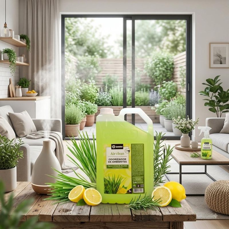 Odorizador de Ambiente Capim Limão e Alecrim Air Clean Quimilab (5 Litros)