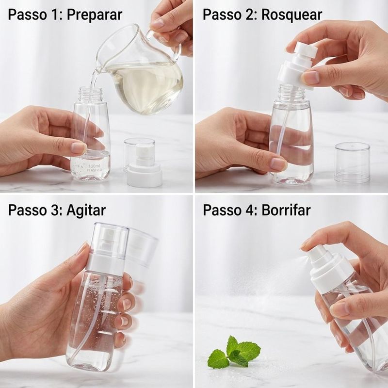 Frasco Borrifador Pulverizador Recarregável P/ Porta Perfume 100ml Rio Tijucas (01 unidade)