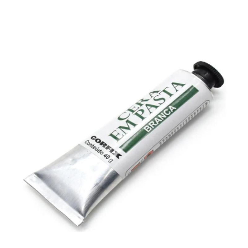 Cera em Pasta Ref. 47937-1 Branca 301 40gr Corfix (01 unidade)