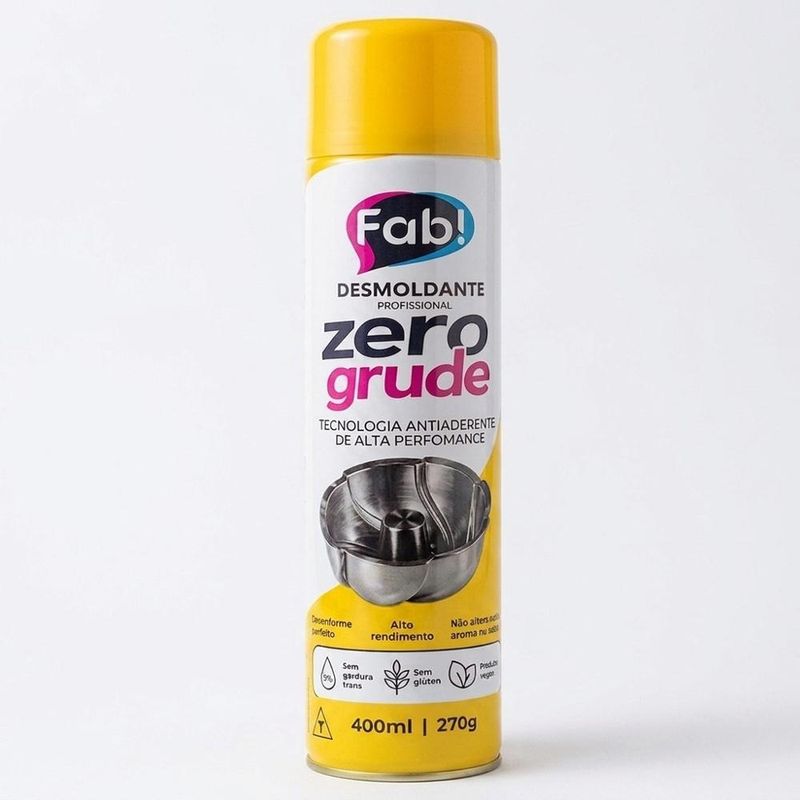 Desmoldante Profissional Zero Grude Fab! (400ml / 270gr)