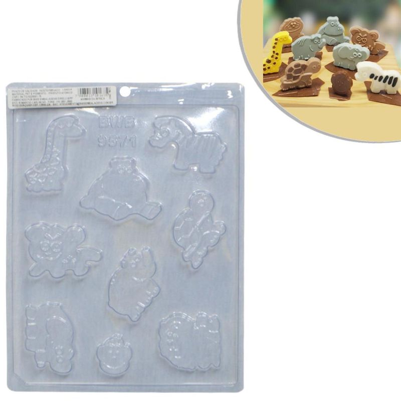 Forma de Acetato Simples Animais da África Ref. 9571 BWB (01 unidade)