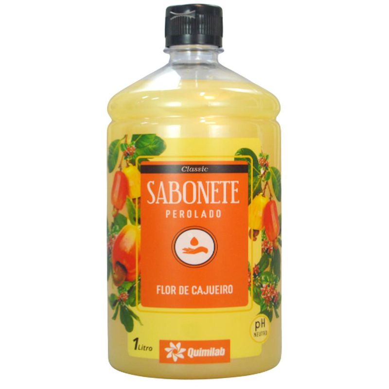 Sabonete Líquido Perolado Flor de Cajueiro Quimilab (1 Litro)