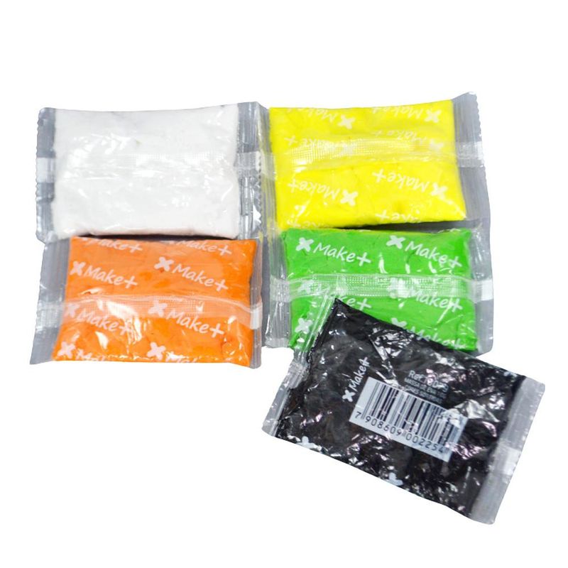 Massa de Eva P/ Artesanato Cores Sortidas Ref. 13079 10gr Make+ (01 unidade)