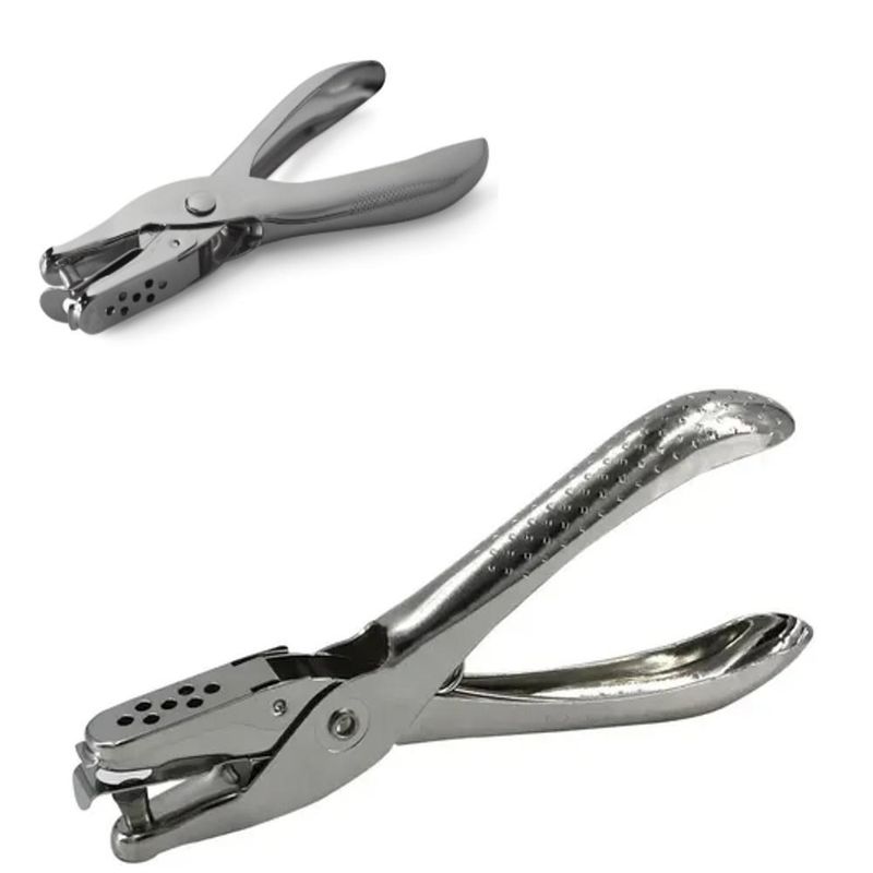 Furador Alicate de Metal para Papel 12cm Ref. 12062 Make+ (01 unidade)
