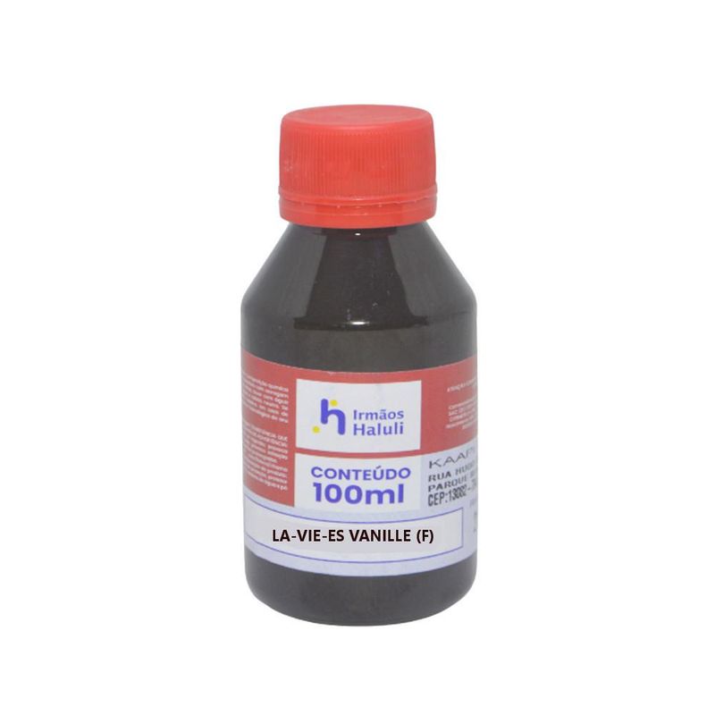 Essência LA VIE ES VANILLE Feminino P/ Perfumes Linha Vermelha Irmãos Haluli (100ml)