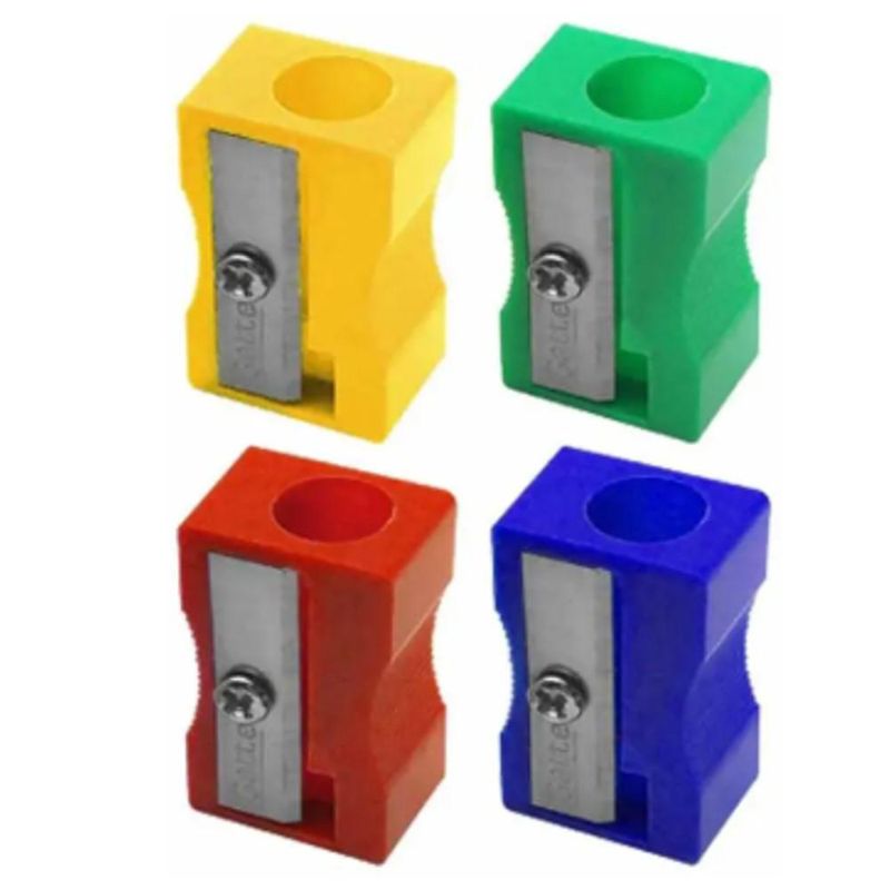 Apontador Simples Diversas Cores Sem Depósito Ref. AP/50ZF Faber-Castell (01 unidade)
