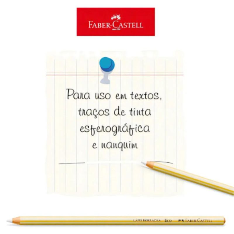Lápis Borracha Eco OF 7000 Faber-Castell (01 unidade)