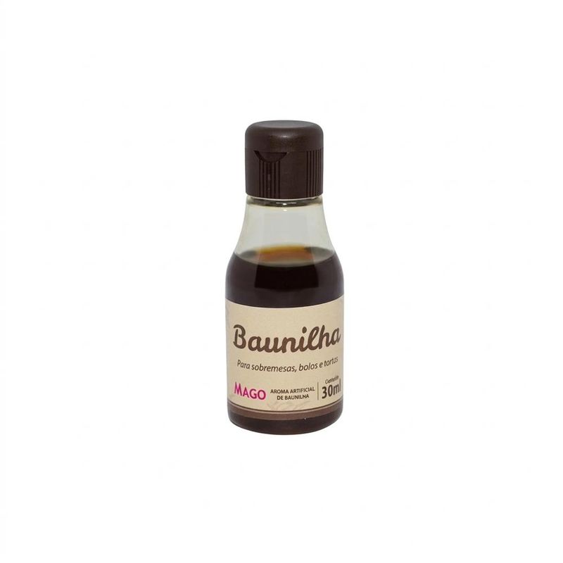 Aroma Artificial de Baunilha P/ Sobremesas, Bolos e Tortas Mago (30ml)