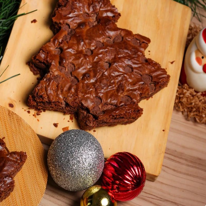 Kit Cortadores de Brownie Árvore BlueStar (04 unidades)