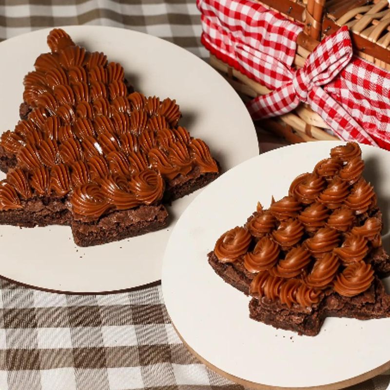 Kit Cortadores de Brownie Árvore BlueStar (04 unidades)