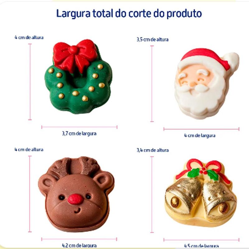 Moldes P/ Ejetor Max Natal dos Sonhos Ref. 414462 BlueStar (08 peças)