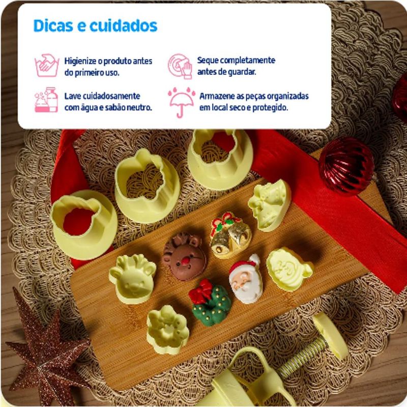 Moldes P/ Ejetor Max Natal dos Sonhos Ref. 414462 BlueStar (08 peças)