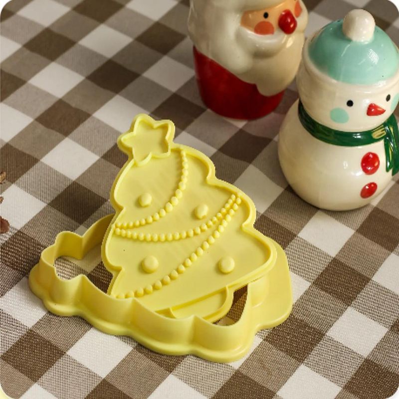 Cortador com Carimbo Árvore de Natal 10cm Ref. 413854 BlueStar (02 peças)