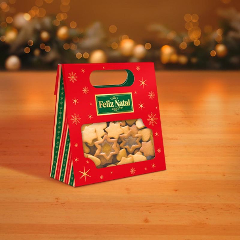 Saco Practice com Visor e Alça Feliz Natal 13x5.5x13cm C6186 Ideia (01 unidade)