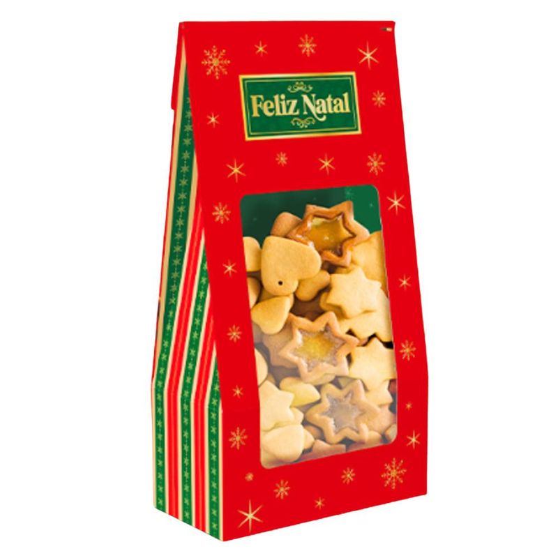 Saco Practice com Visor Feliz Natal 12x6.5x23cm C6189 Ideia (01 unidade)