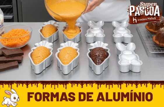 Formas de aluminio páscoa