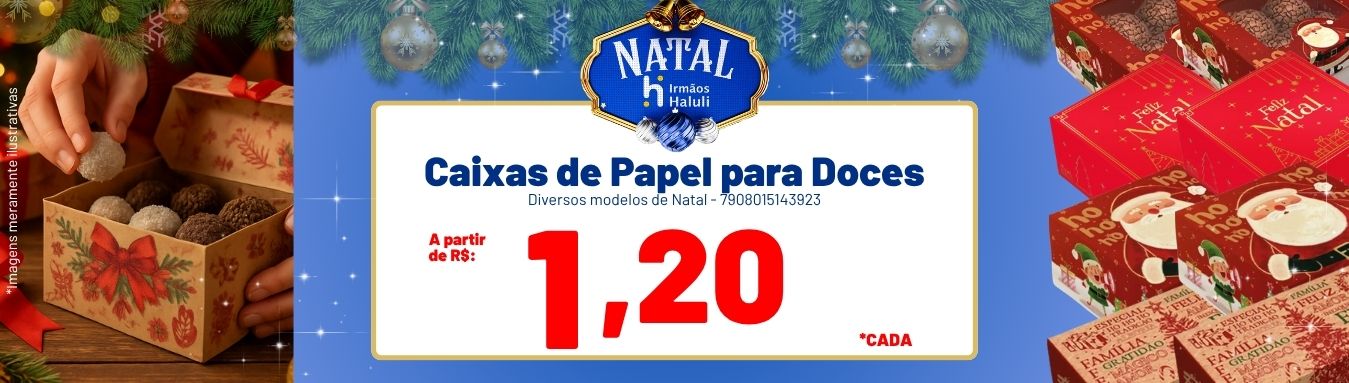 Embalagens para natal